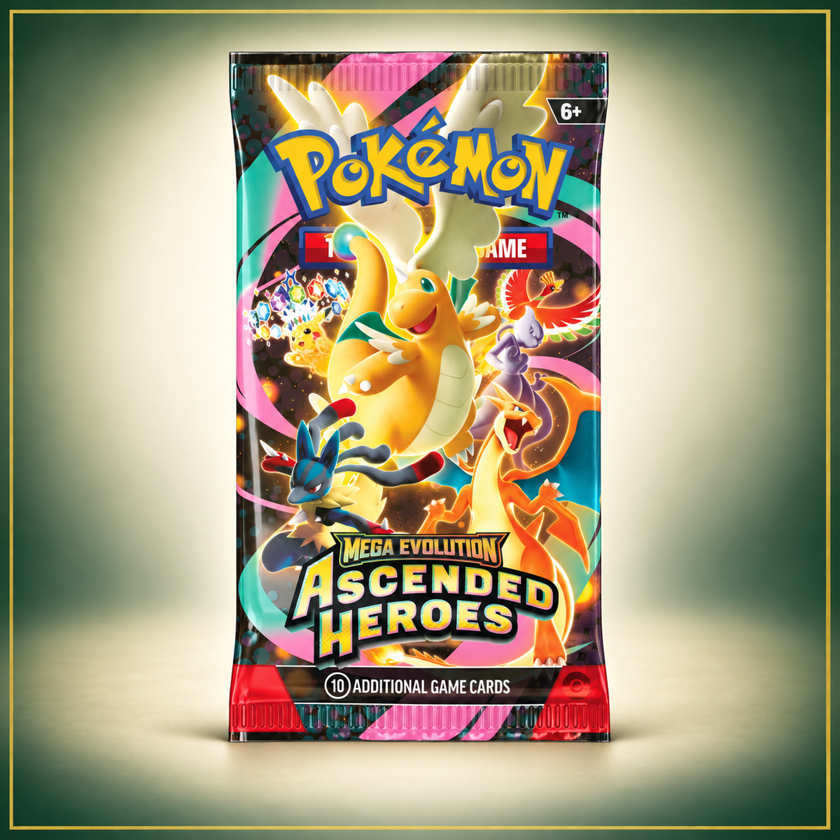 Pokémon TCG Ascended Heroes Booster Pack – full booster view