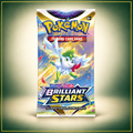 Pokémon TCG Brilliant Stars Booster Pack – full booster view