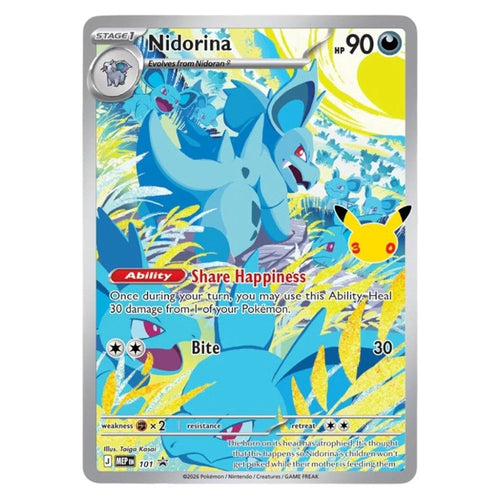 Nidorina MEP 101 30th Celebration promo card