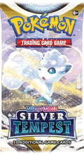 English Pokémon TCG Silver Tempest booster pack — reference image, artwork may vary