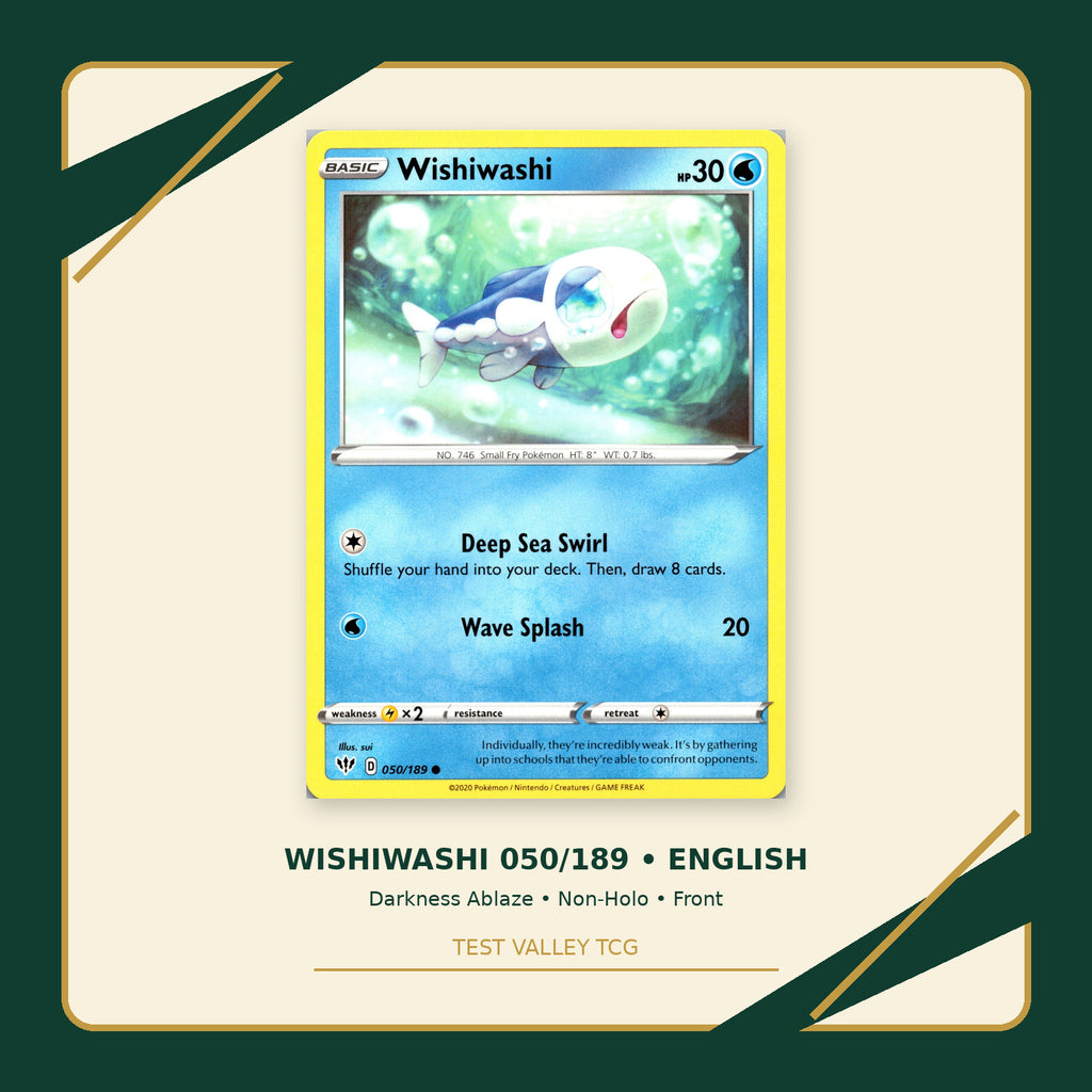 Wishiwashi 050/189 - Darkness Ablaze - Non-Holo - front