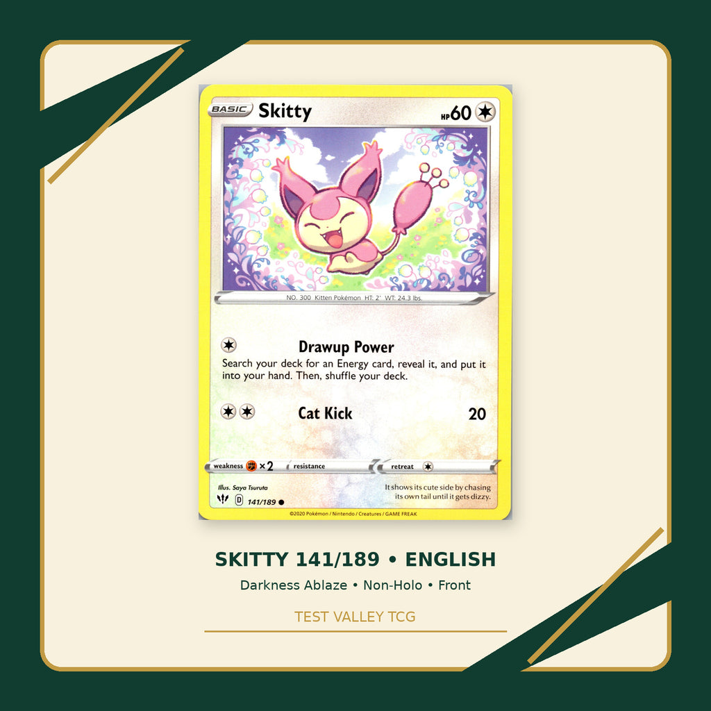 Skitty 141/189 - Darkness Ablaze - Non-Holo - front