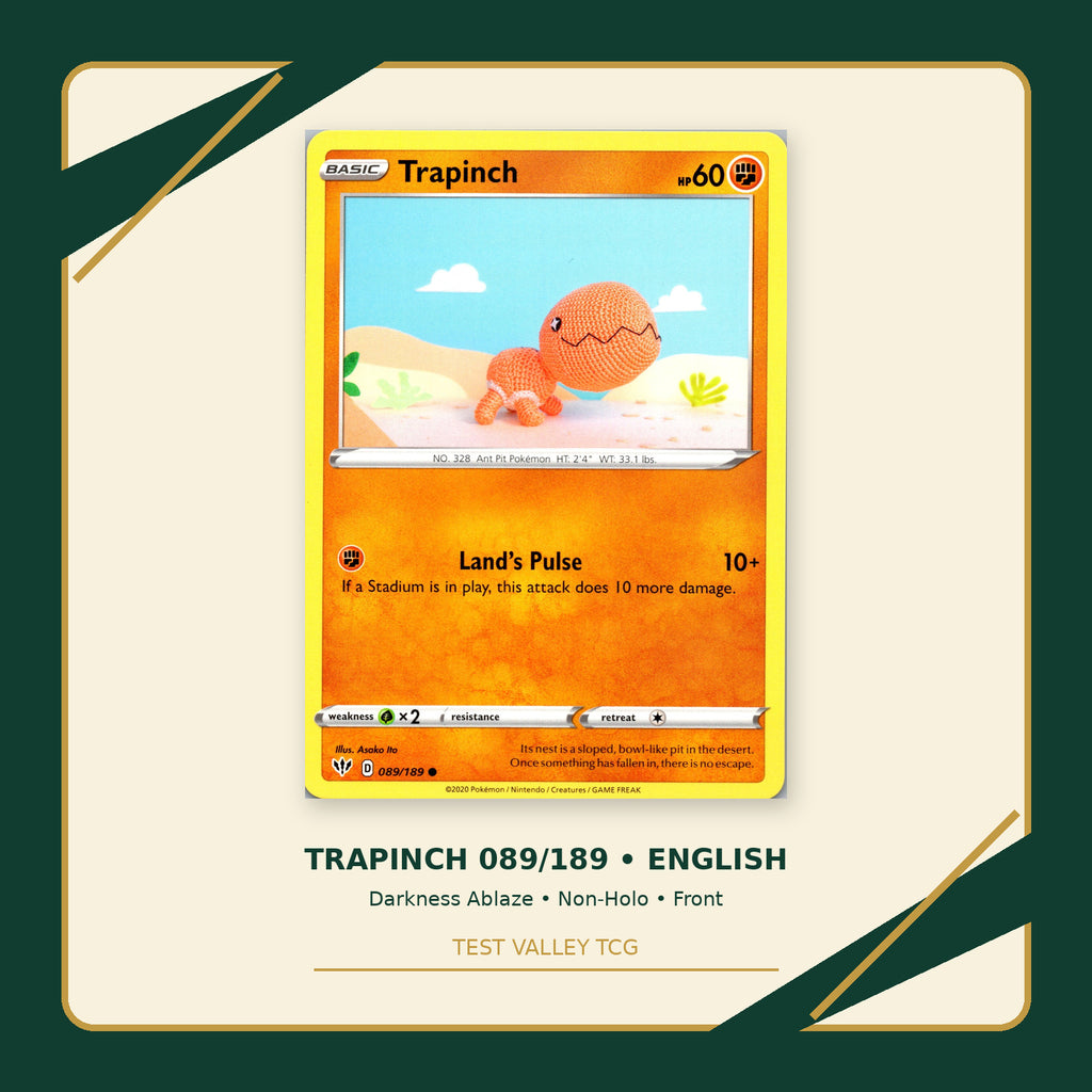 Trapinch 089/189 - Darkness Ablaze - Non-Holo - front