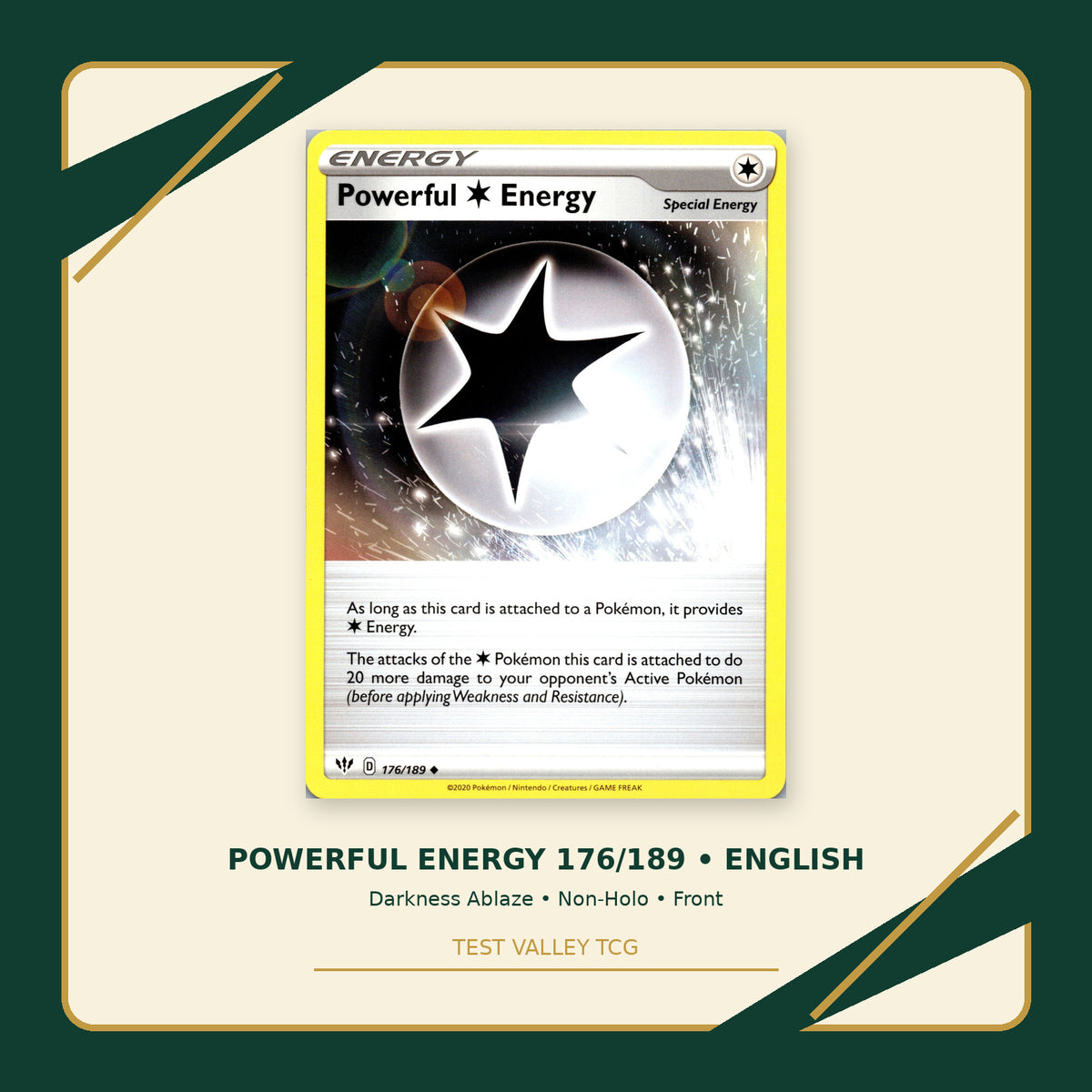 Powerful Energy 176/189 - Darkness Ablaze - front
