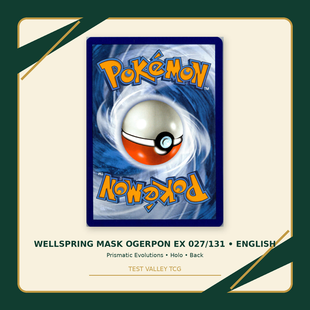 Wellspring Mask Ogerpon ex 027/131 - Prismatic Evolutions - Holo - back