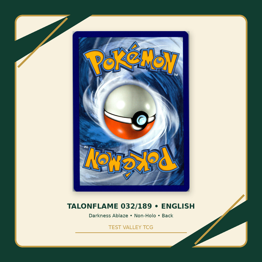 Talonflame 032/189 - Darkness Ablaze - Non-Holo - back