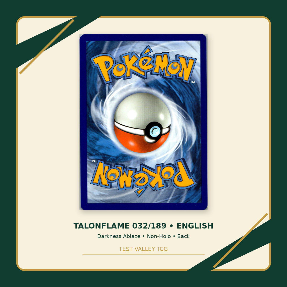 Talonflame 032/189 - Darkness Ablaze - Non-Holo - back