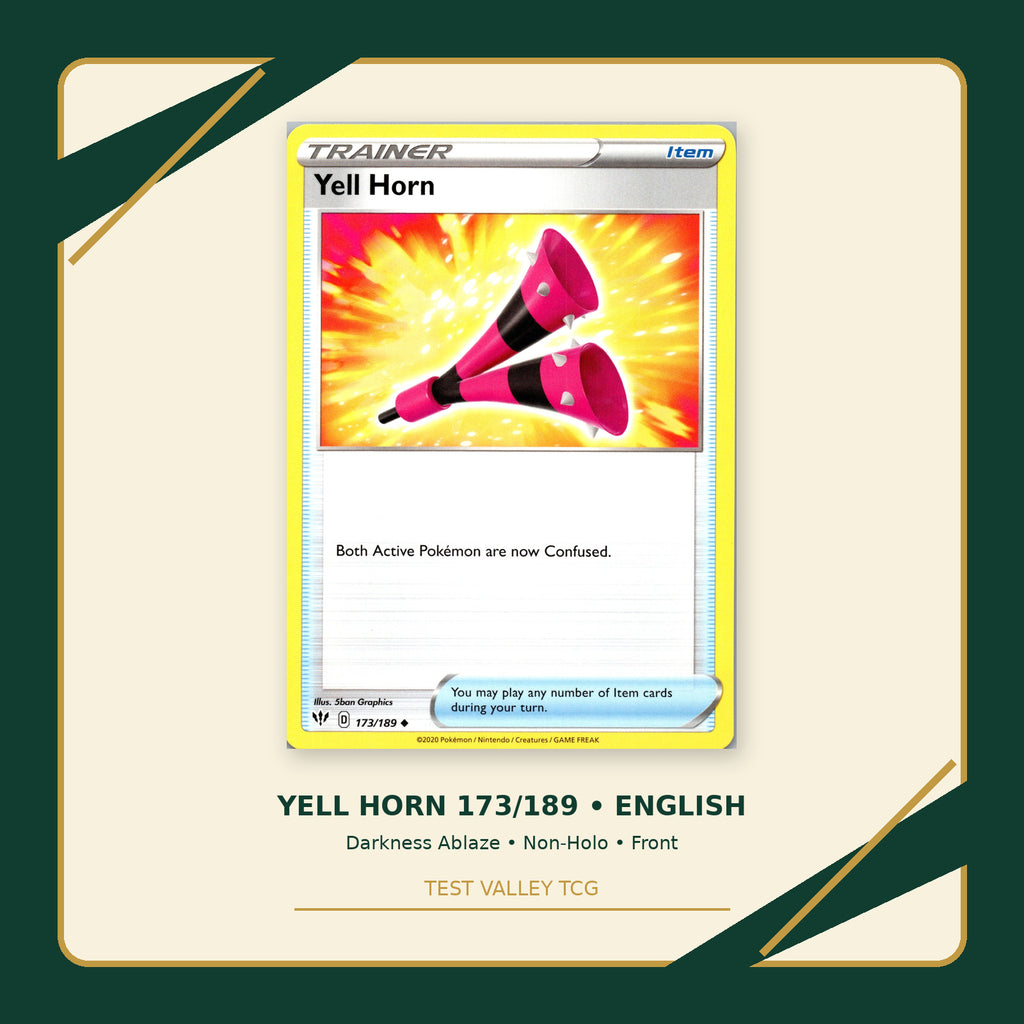 Yell Horn 173/189 - Darkness Ablaze - Non-Holo - front