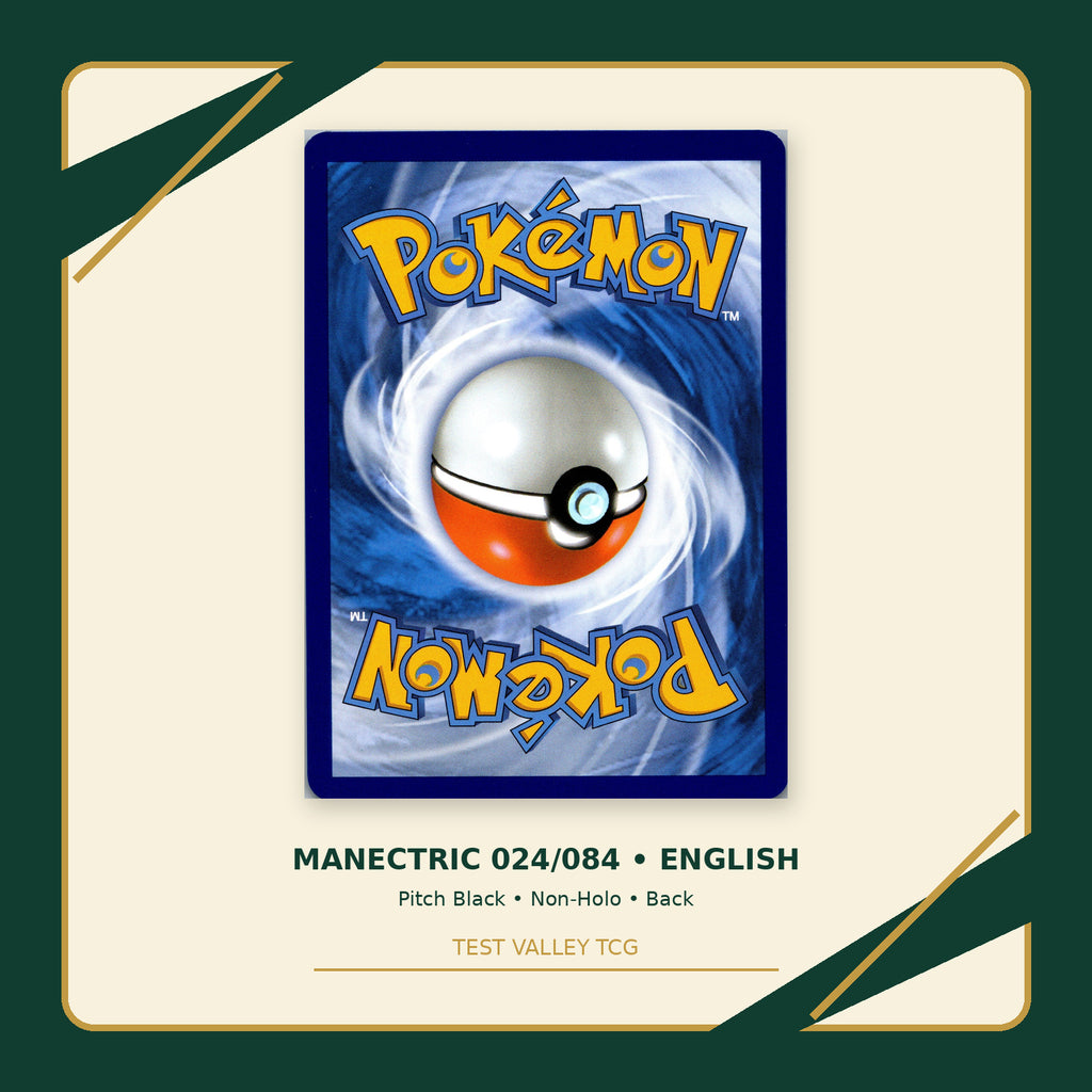 Manectric 024/084 - Pitch Black - Non-Holo - back