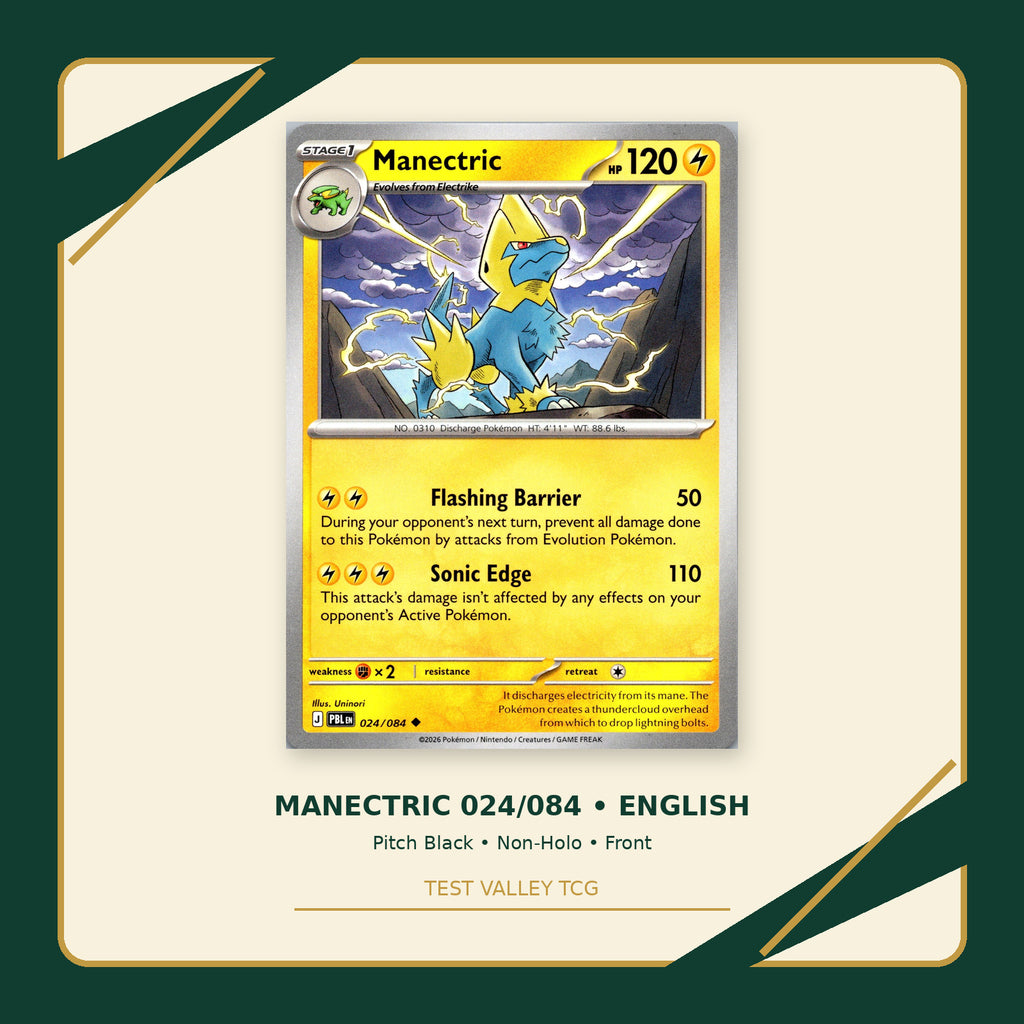 Manectric 024/084 - Pitch Black - Non-Holo - front