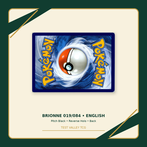 Brionne 019/084 - Pitch Black - Reverse Holo - back