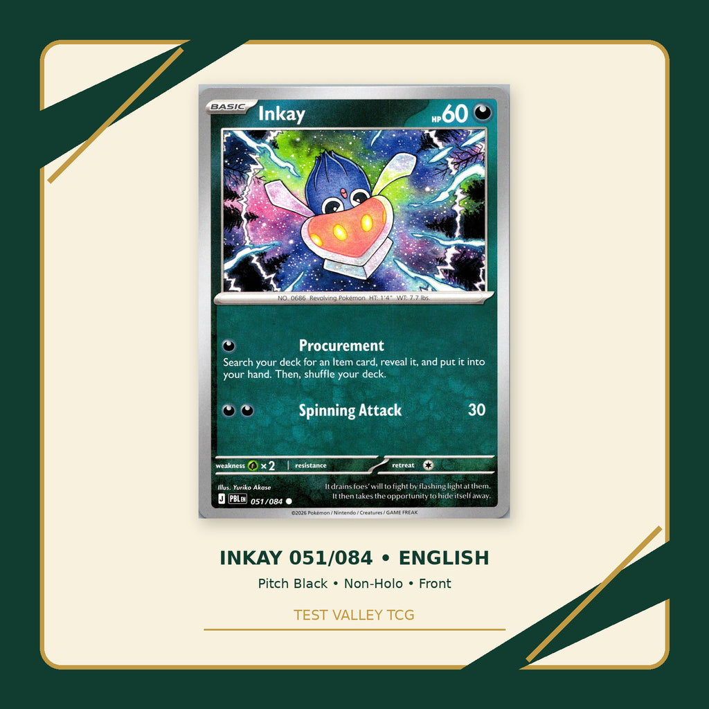 Inkay 051/084 - Pitch Black - Non-Holo - front