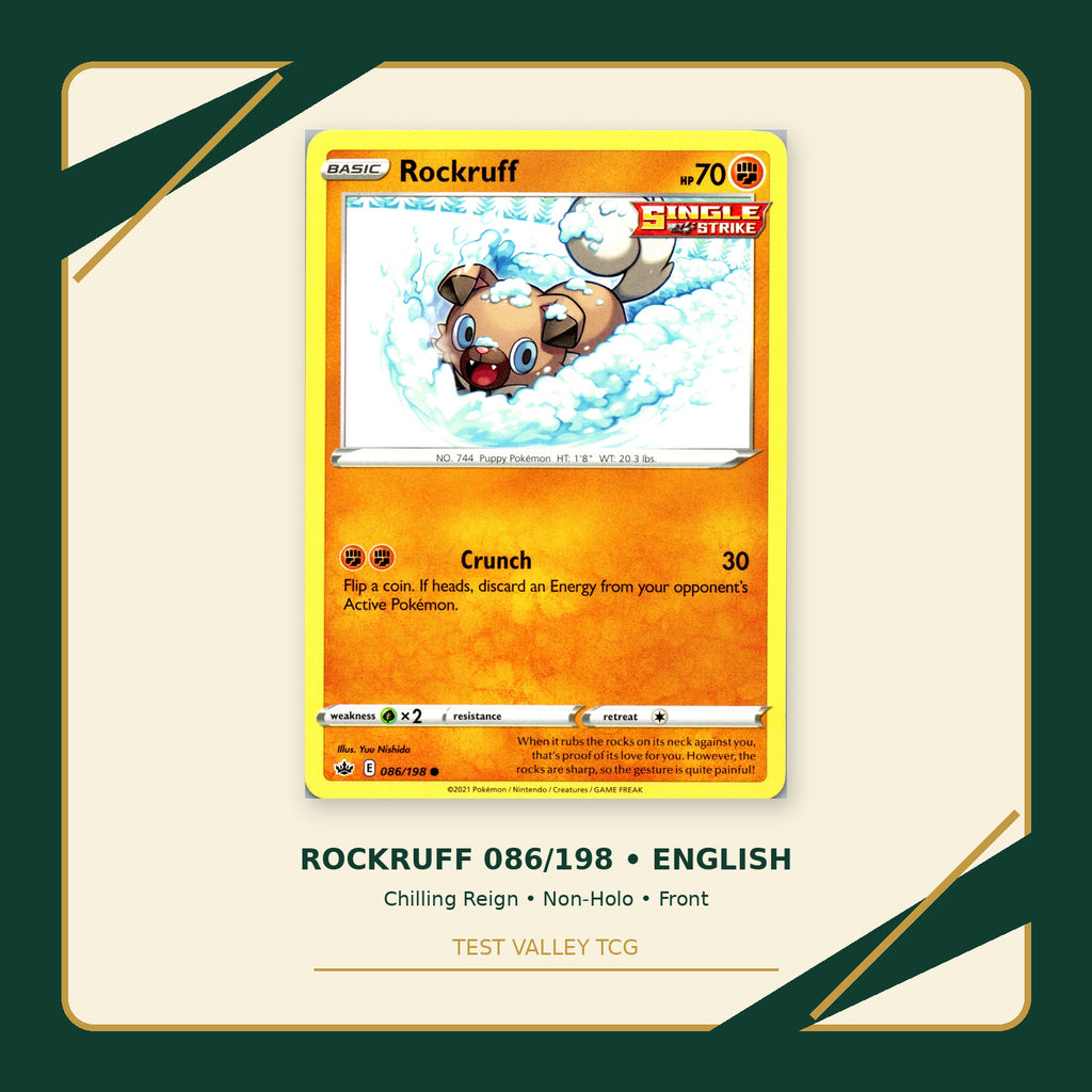 Rockruff 086/198 - Chilling Reign - Non-Holo - front