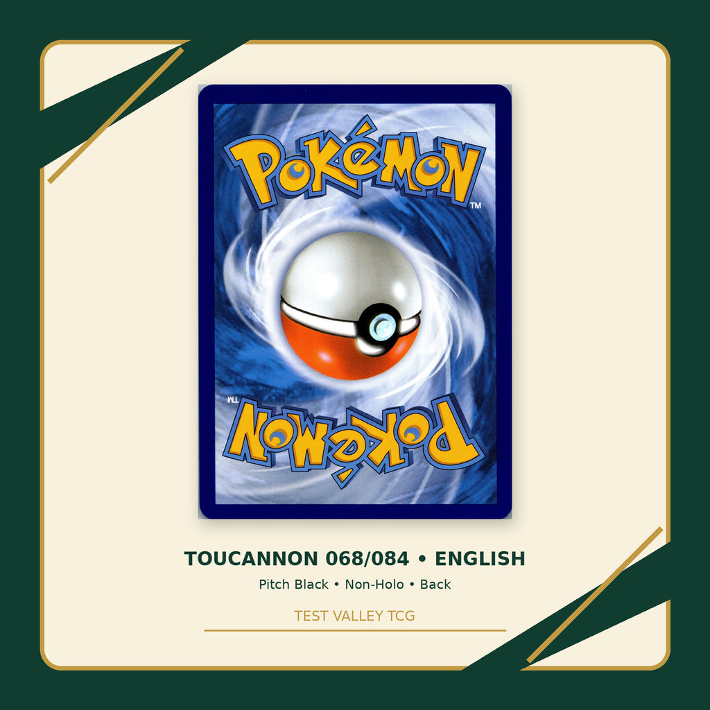 Toucannon 068/084 - Pitch Black - Non-Holo - back