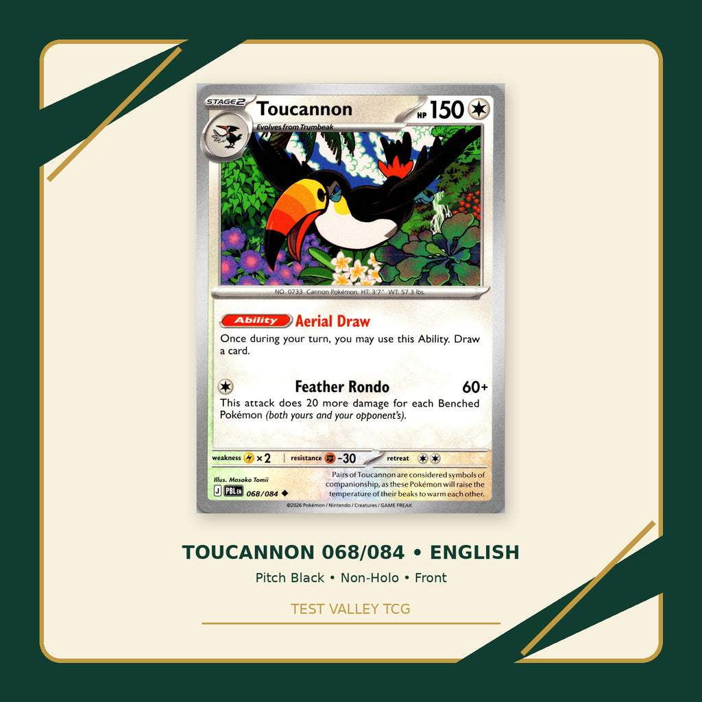 Toucannon 068/084 - Pitch Black - Non-Holo - front