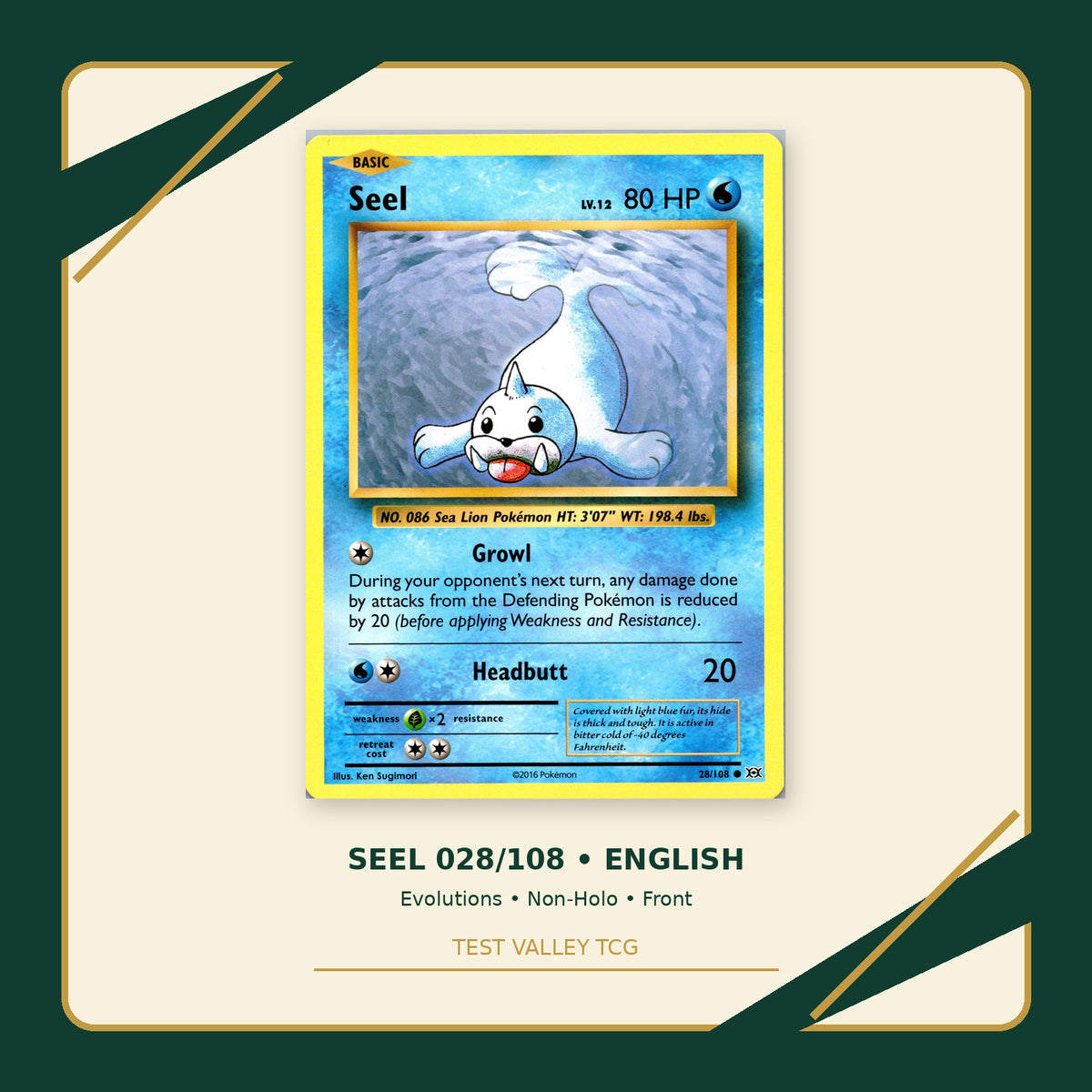 Seel 028/108 - Evolutions - Non-Holo - front