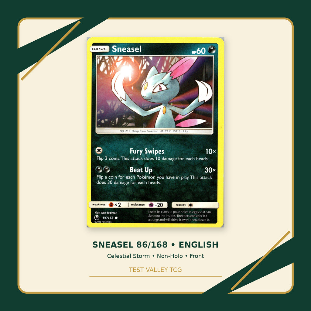 Sneasel 86/168 - Celestial Storm - Non-Holo - front