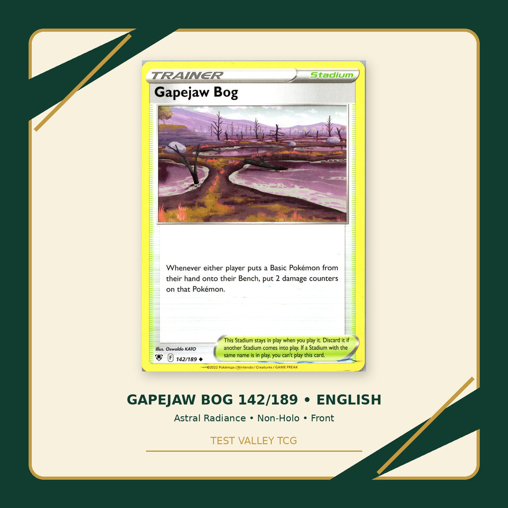 Gapejaw Bog 142/189 - Astral Radiance - Non-Holo - front