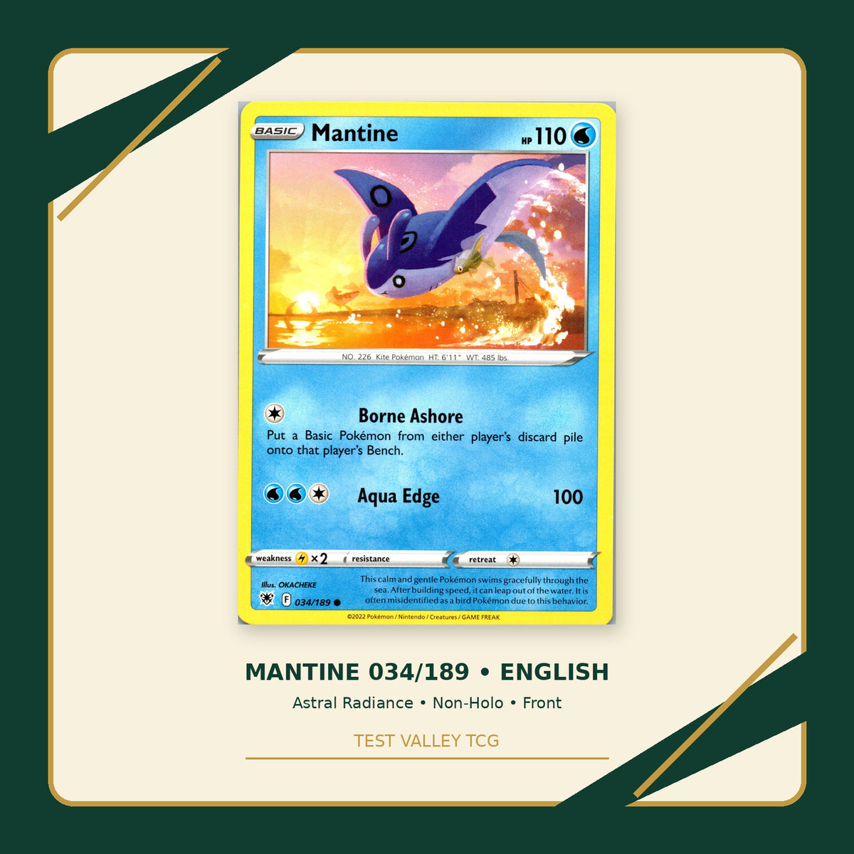 Mantine 034/189 - Astral Radiance - Non-Holo - front