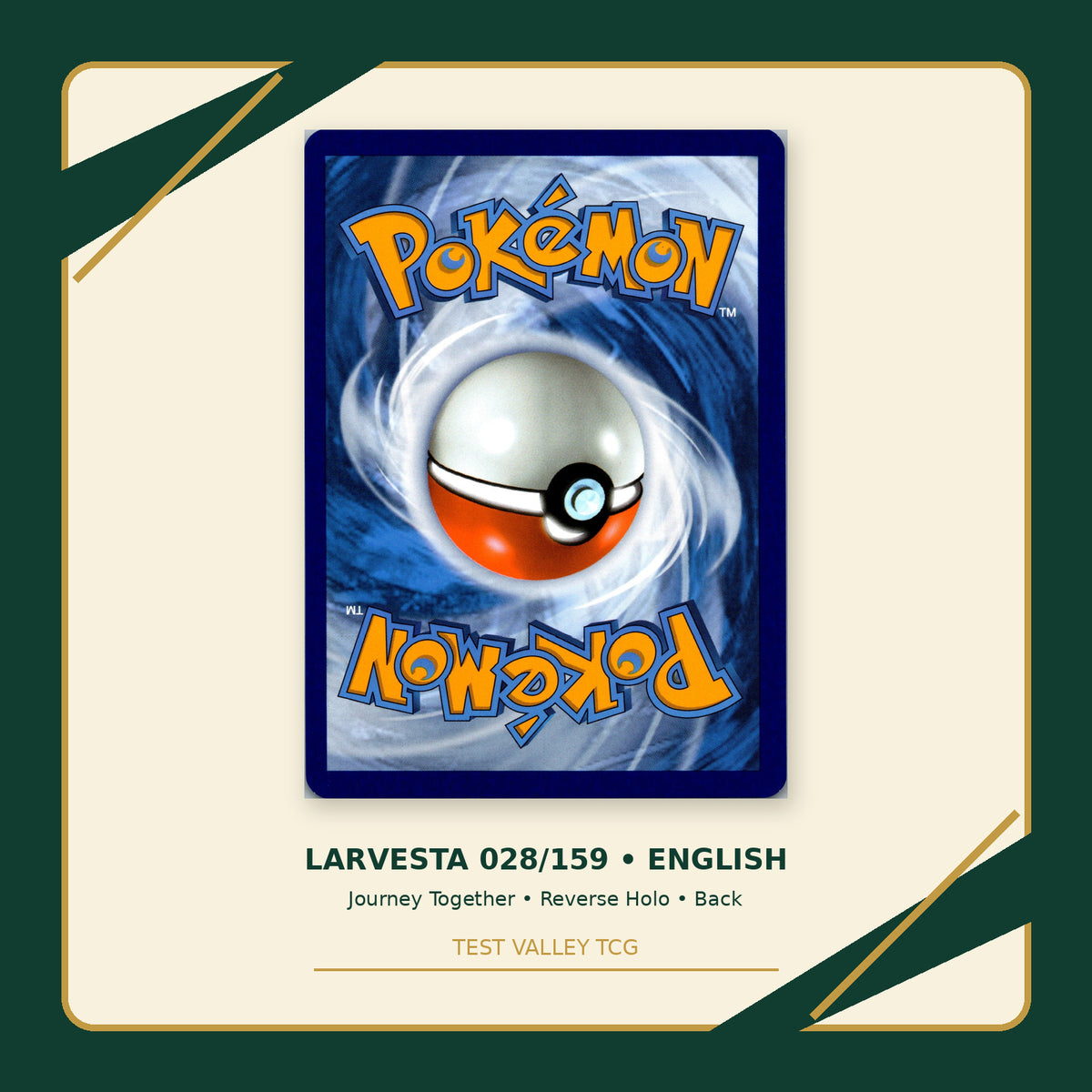 Larvesta 028/159 - Journey Together - Reverse Holo - back