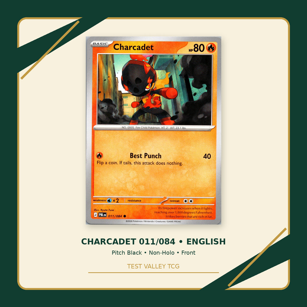 Charcadet 011/084 - Pitch Black - Non-Holo - front