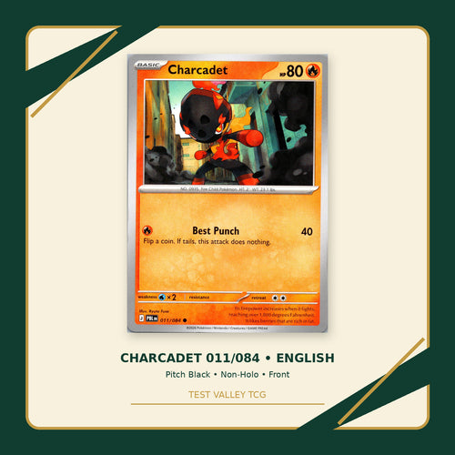 Charcadet 011/084 - Pitch Black - Non-Holo - front