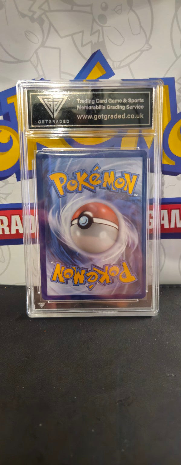Eevee SWSH095, English, GetGraded 8 Near Mint, certificate 00513669, back of actual slab