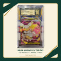 Mega Audino ex 759/742, Japanese, CGC Pristine 10, certificate 6146790109, front of actual slab – cropped and straightened with Test Valley TCG frame