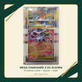 Mega Charizard X ex 013/094, English, PG Grading 10 GEM, certificate 154535, front of actual slab – cropped and straightened with Test Valley TCG frame