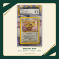 Pidgeot 8/64, English, CGC 8.5 NM/MINT+, certificate 1401037015137, front of actual slab – cropped and straightened with Test Valley TCG frame