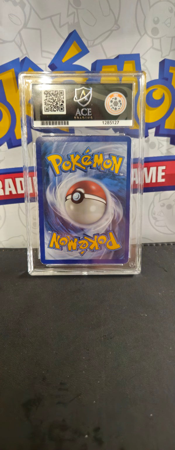 Snorlax GX SM05, English, ACE 5 EX, certificate 1285127, back of actual slab