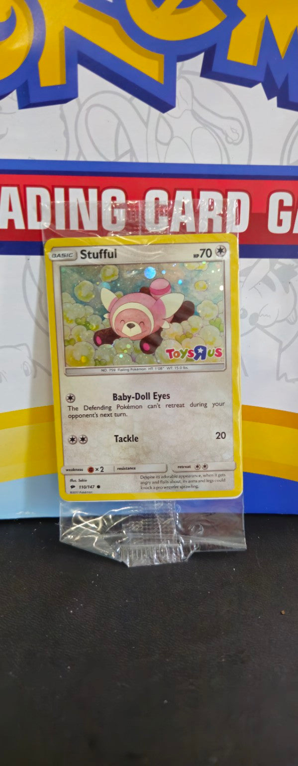 Original photograph of Stufful 110/147 – Toys R Us Stamped Holo Promo – Sealed, English Pokémon card