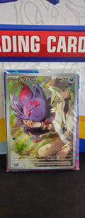 Original photograph of N’s Zorua SVP189 – Journey Together Holo Promo – Sealed, English Pokémon card