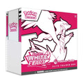 White Flare Pokémon Center Elite Trainer Box — manufacturer reference image